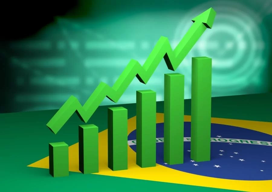 Mercado financeiro brasileiro eleva previsão de crescimento do PIB para 4,36%