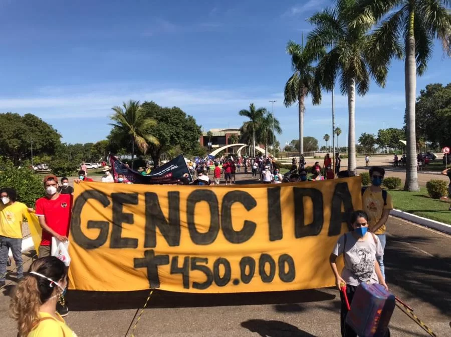 Marcada nova manifestação "Em Defesa da Vida" e "Fora Bolsonaro" ocorrerá no dia 19 em Palmas