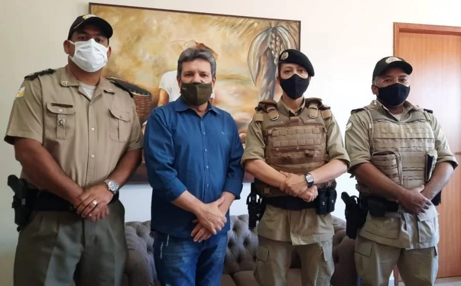 Polícia Militar solicita apoio de Damaso para a cobertura de estande de tiro na Capital