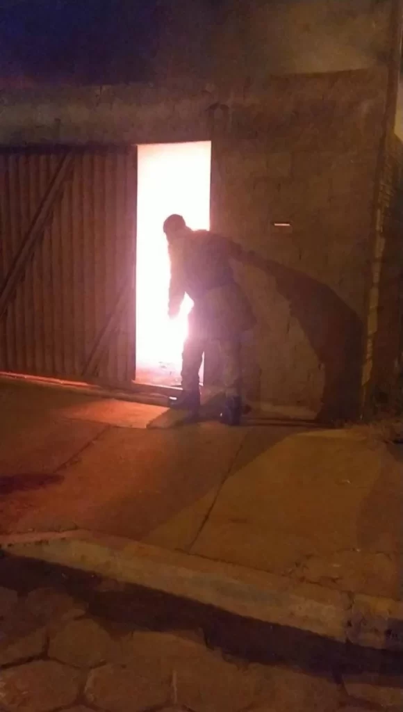 Policiais salvam vítima de incÃªndio em Augustinópolis e prendem suposto autor do crime