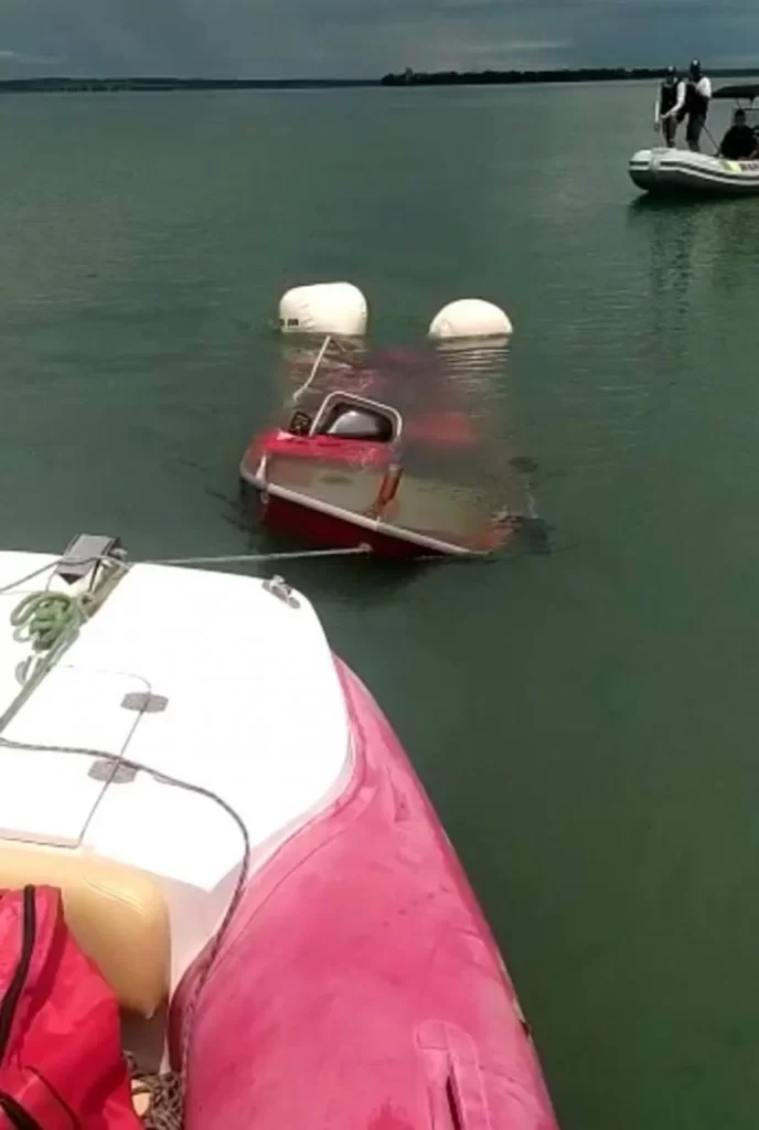 Susto: Embarcação afunda no Lago de Palmas