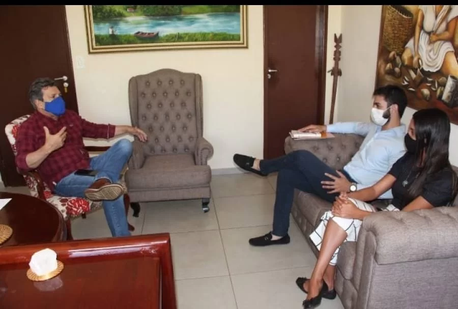 Damaso recebe representantes da Besouro AgÃªncia de Fomento Social