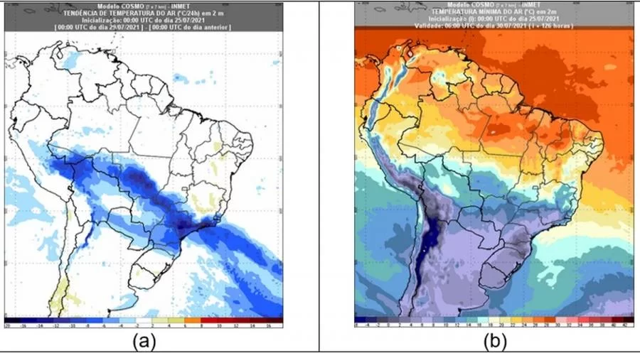 "Onda de frio no sul do Brasil, não atingirá o Tocantins", diz meteorologista