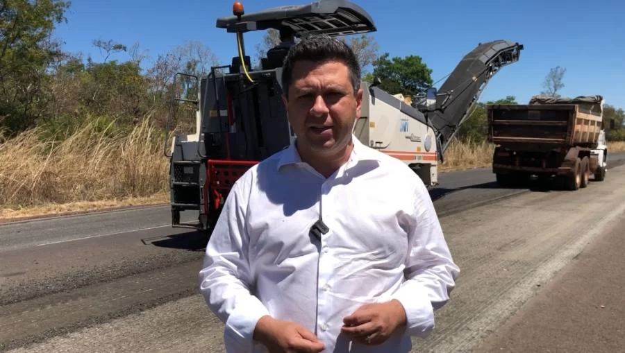 Atendendo Tiago Dimas, governo inicia reconstrução de trecho BR-226 entre Darcinópolis e WanderlÃ¢ndia