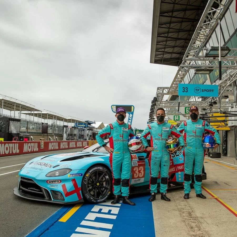 Em corrida movimentada, Felipe Fraga conquista pódio nas 24 Horas de Le Mans na classe GTE-Am