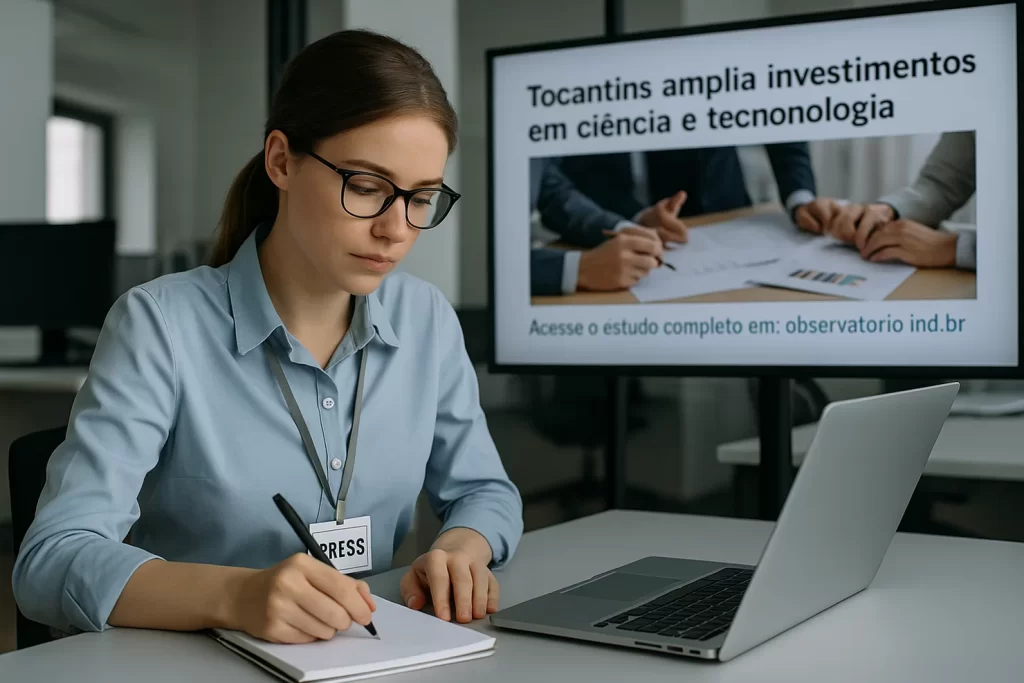 Tocantins sobe no ranking nacional de inovação e amplia investimentos em ciência e tecnologia