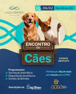 Novidade: Com foco na integração e na solidariedade, o Lago Center Shopping de Araguaína promove o 1º Encontro de Cães