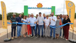 Em Rio Sono, governador Wanderlei Barbosa inaugura acesso à BR-010 e asfaltamento urbano avaliados em R$ 5 milhões