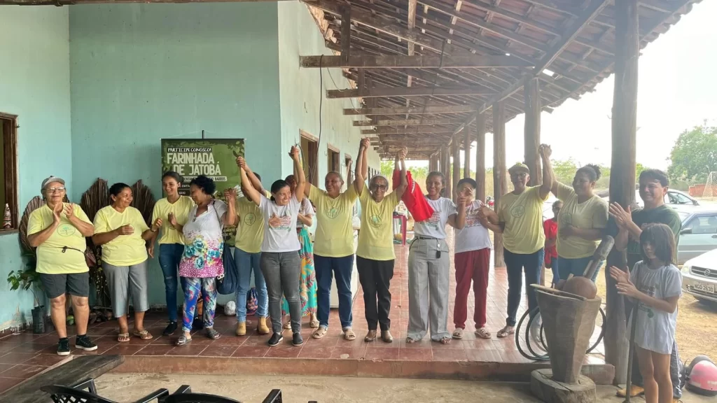 Assentamento Onalício Barros, em Caseara, celebra o extrativismo e valoriza saberes ancestrais com Farinhada de Jatobá