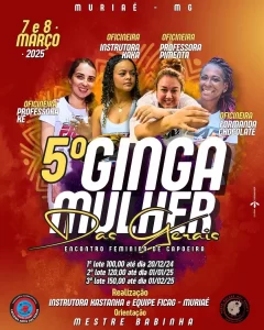 A 5ª edição do evento Ginga Mulher das Gerais