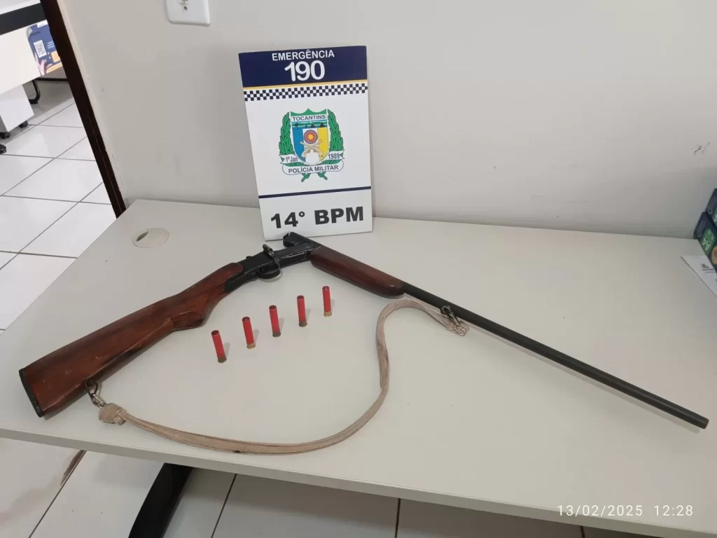 Polícia Militar prende homem por posse ilegal de arma de fogo em Colinas