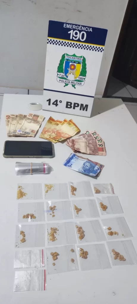 Policiais Militares prendem homem por porte ilegal de arma de fogo em Colinas.