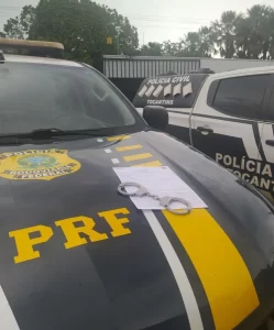 PRF Prende Motorista em Ultrapassagem Proibida e com Mandado de Prisão por Pensão Alimentícia no Tocantins