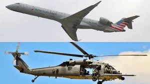 Colisão aérea nos EUA: avião comercial e helicóptero militar se chocam próximo a Washington