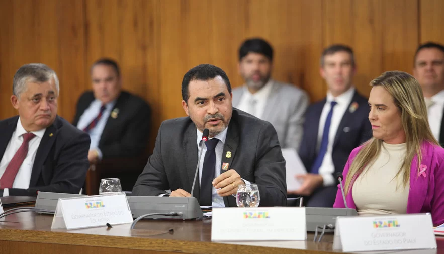 Wanderlei Barbosa participa de reunião com Lula e governadores para debater a PEC da Segurança Pública