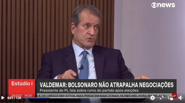 Waldemar Costa Neto revela verdade sobre vinda de Bolsonaro ao Tocantins