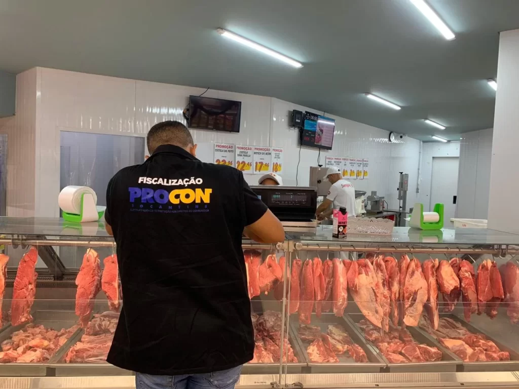 Procon Tocantins revela variação de até 87% no preço da carne em Gurupi