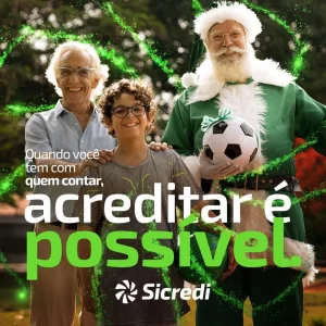 Sicredi inspira esperança e autoconfiança neste fim de ano com campanha