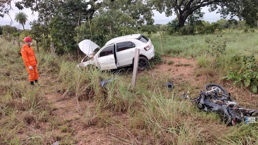 Colisão fatal em rodovia rural de Tocantins deixa duas vítimas