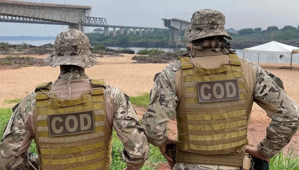 Forças de Segurança do Tocantins intensificam atuação na região do incidente na Ponte JK que liga Aguiarnópolis-TO a Estreito-MA