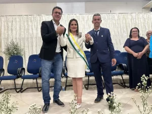 Em Goianorte, deputado Luciano Oliveira participa da posse da prefeita Nega e reafirma compromisso com municipalismo