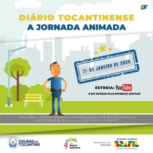 Curta-Metragem “Diário Tocantinense: A Jornada Animada” Traz a História de um Portal de Notícias com Muito Humor e Criatividade