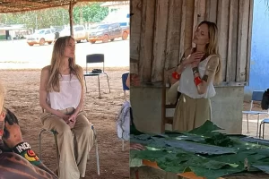 Angelina Jolie visita aldeia indígena no Xingu e gera debate político no Brasil