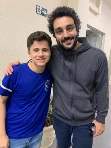 O ator Alex Miguel, atua em Colapso parte 3