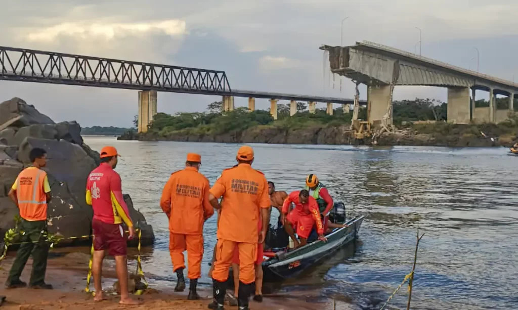 Marinha retoma buscas por vítimas de desabamento na divisa entre Maranhão e Tocantins