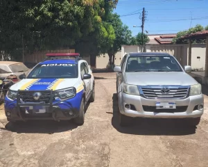 Caminhonete com queixa de estelionato é apreendida em Colinas do Tocantins