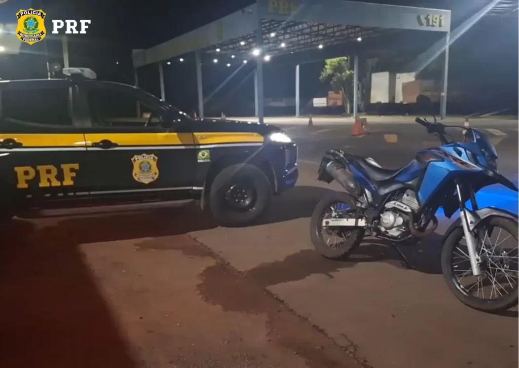 PRF recupera motocicleta roubada negociada em rede social em Guaraí (TO)