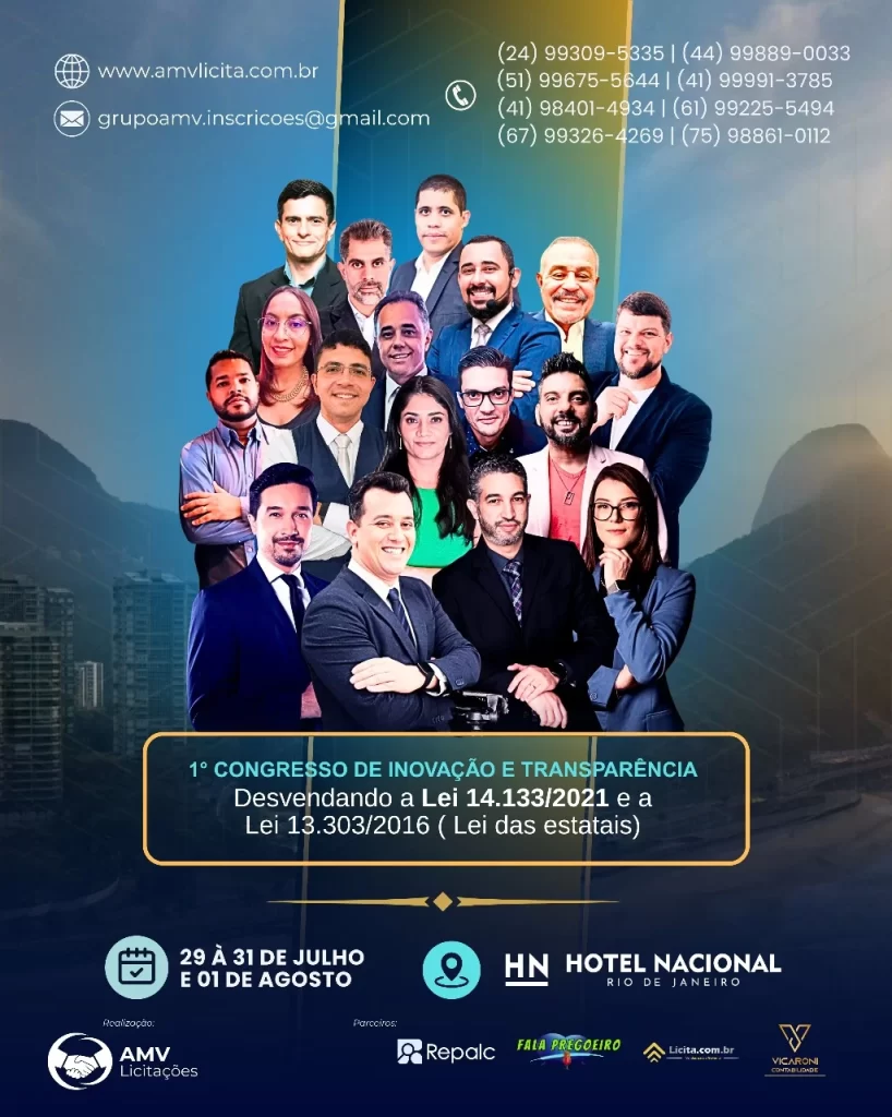 Congresso reúne especialistas para debater inovação e transparência nas leis de licitação pública