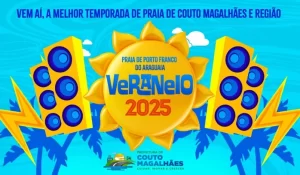O mês de julho está chegando e com ele uma programação fantástica na temporada de praia de Porto Franco do Araguaia, distrito de Couto Magalhães