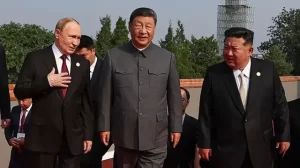 Kim Jong Un participa de desfile militar na China ao lado de Xi Jinping e Vladimir Putin