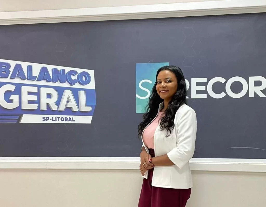 Daline Kennedy brilha em atrações de rádio e televisão no litoral paulista