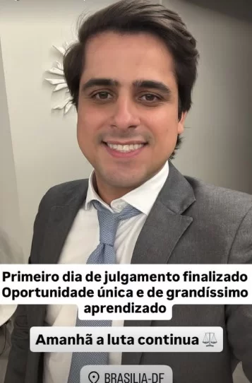 Rafael Miranda, jovem advogado tocantinense, integra equipe de defesa de Mauro Cid no processo do 8 de Janeiro