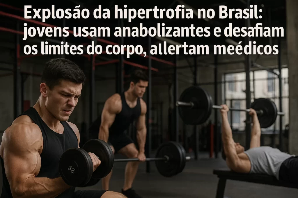 Explosão da hipertrofia no Brasil: jovens usam anabolizantes e desafiam os limites do corpo, alertam médicos