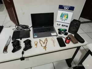 PM prende suspeito de furtos e detém casal que recebia produtos roubados em Colinas