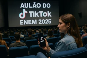 Enem 2025: TikTok leva aulões gratuitos a cinemas de todo o Brasil