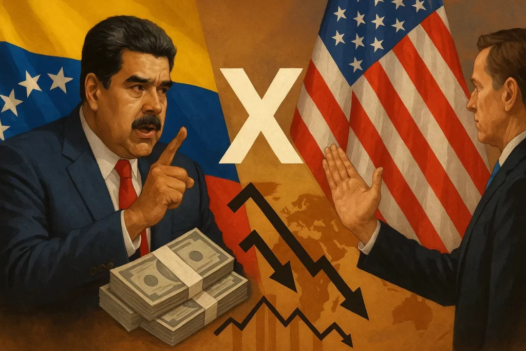 Venezuela x EUA: novas sanções reacendem crise diplomática e impactam fronteiras sul-americanas