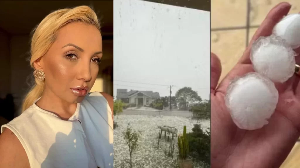 Chaline Grazik se sensibiliza com sua terra natal, Erechim, e faz doações a famílias afetadas