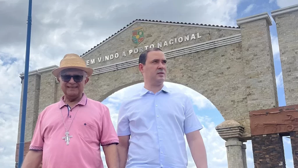 Vicentinho Júnior se reúne com o bispo Dom José Moreira para dialogar sobre ações sociais, turismo religioso e futuro de Porto Nacional