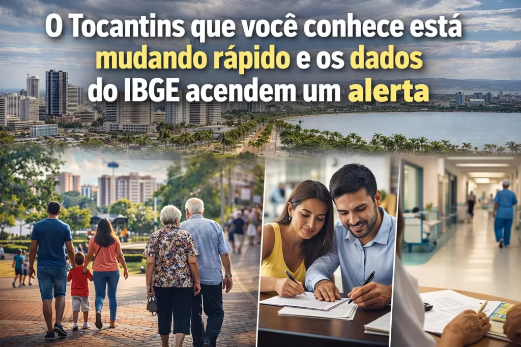 O Tocantins que você conhece está mudando rápido e os dados do IBGE acendem um alerta