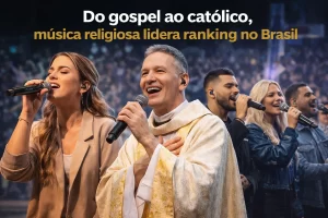 Do gospel ao católico, ranking brasileiro confirma força da música religiosa entre as mais ouvidas do país