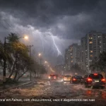 Céu desaba após semanas de estiagem: temporais, ventania e enxurradas atingem cidades do Tocantins; VÍDEOS