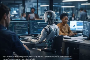Nova geração de inteligência artificial acelera mudanças no trabalho e acende alerta sobre profissões