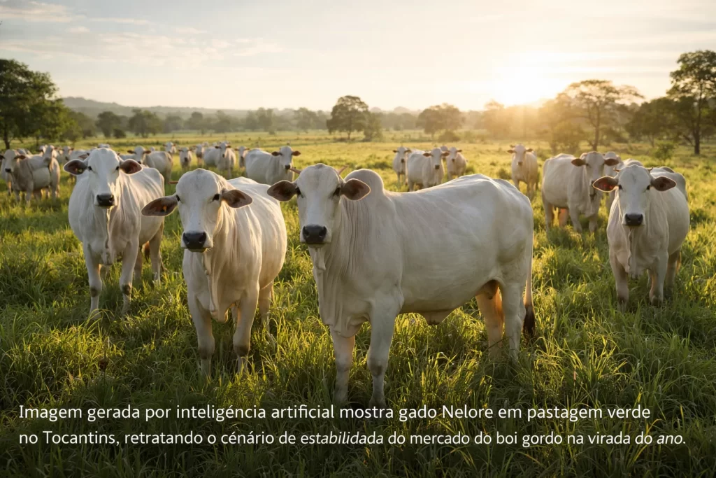 Mercado do boi gordo segue estável no Tocantins, com leve alta para vaca no Norte