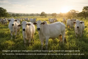 Mercado do boi gordo segue estável no Tocantins, com leve alta para vaca no Norte