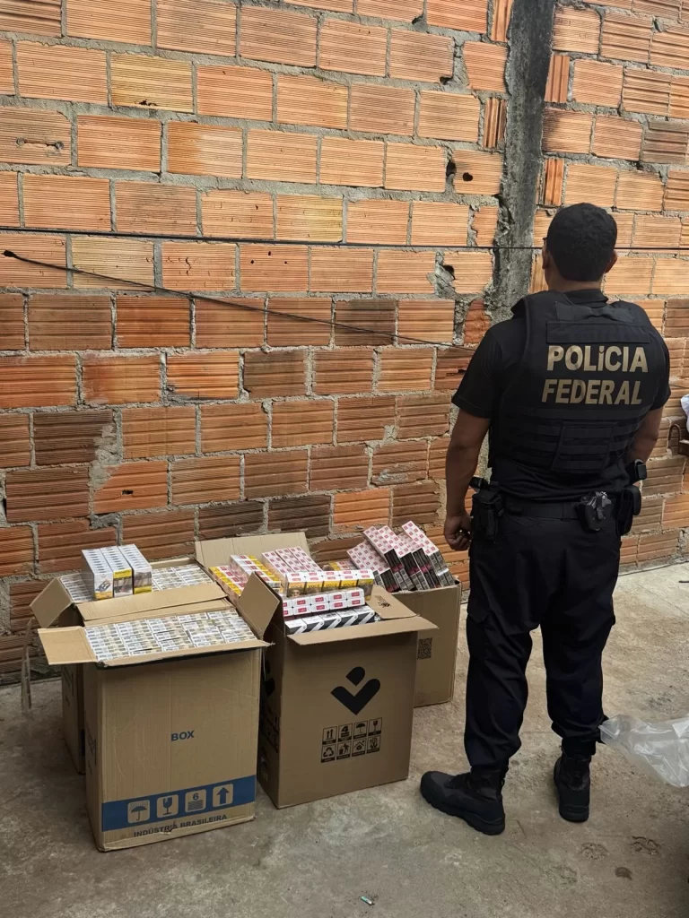 PF deflagra operação Fumus Prima Luce no Tocantins contra rede de contrabando de cigarros