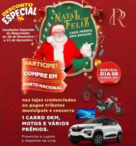 Porto Nacional: com direito a concorrer a carro zero km, campanha de negociação amigável com descontos segue até 12 de dezembro